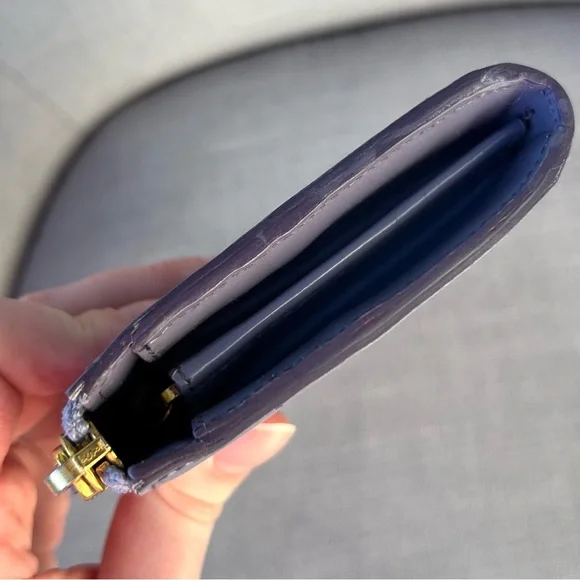 Miu Miu Long Zip Around Wallet Purple - Picture 9 of 11